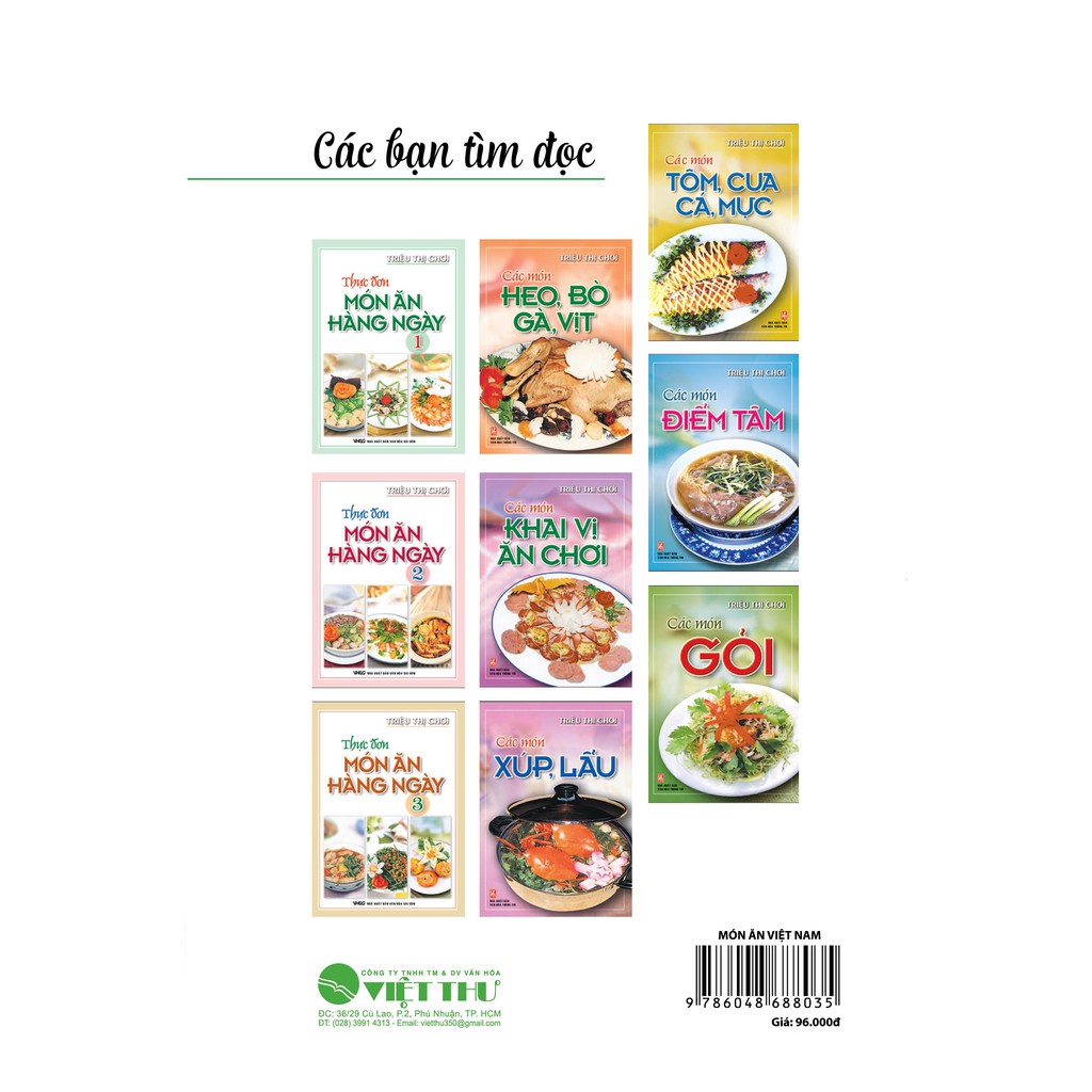 Sách Món Ăn Việt Nam