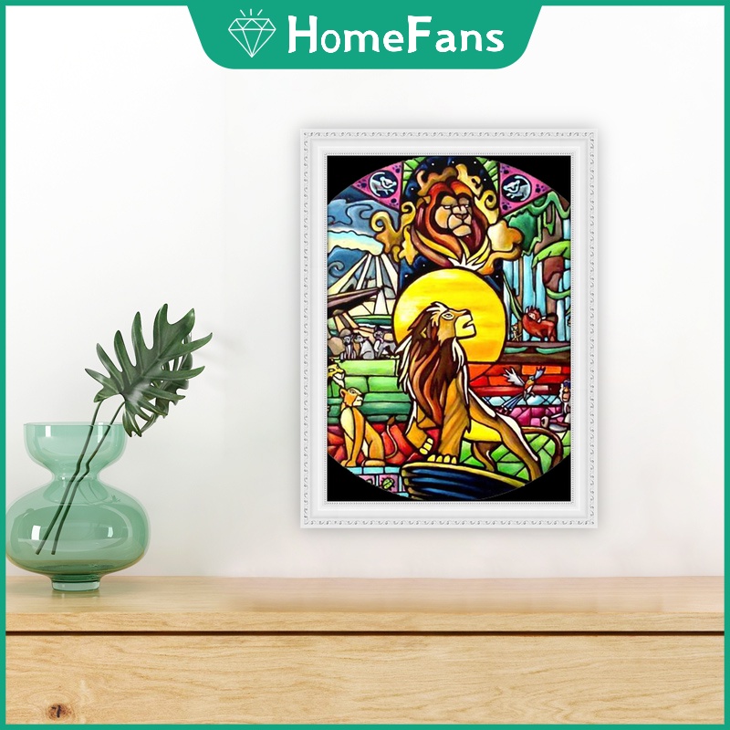 Tranh Đính Đá 5D Tự Làm Hình Công Chúa Disney Và Hoàng Tử 30x40cm/40x50cm Trang Trí Nhà Cửa