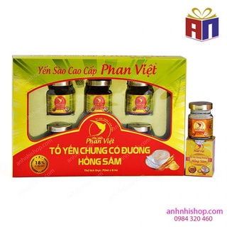 Tổ Yến Sào Phan Việt Hộp x 6lọ 70ml