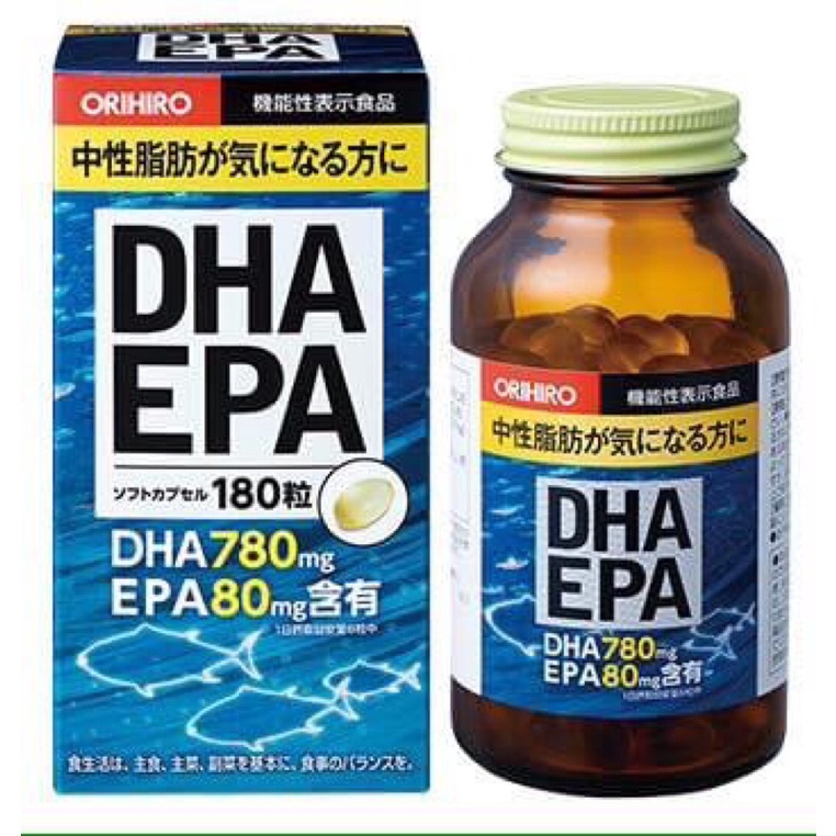 Viên uống bổ não Orihiro DHA EPA 180 viên Nhật Bản