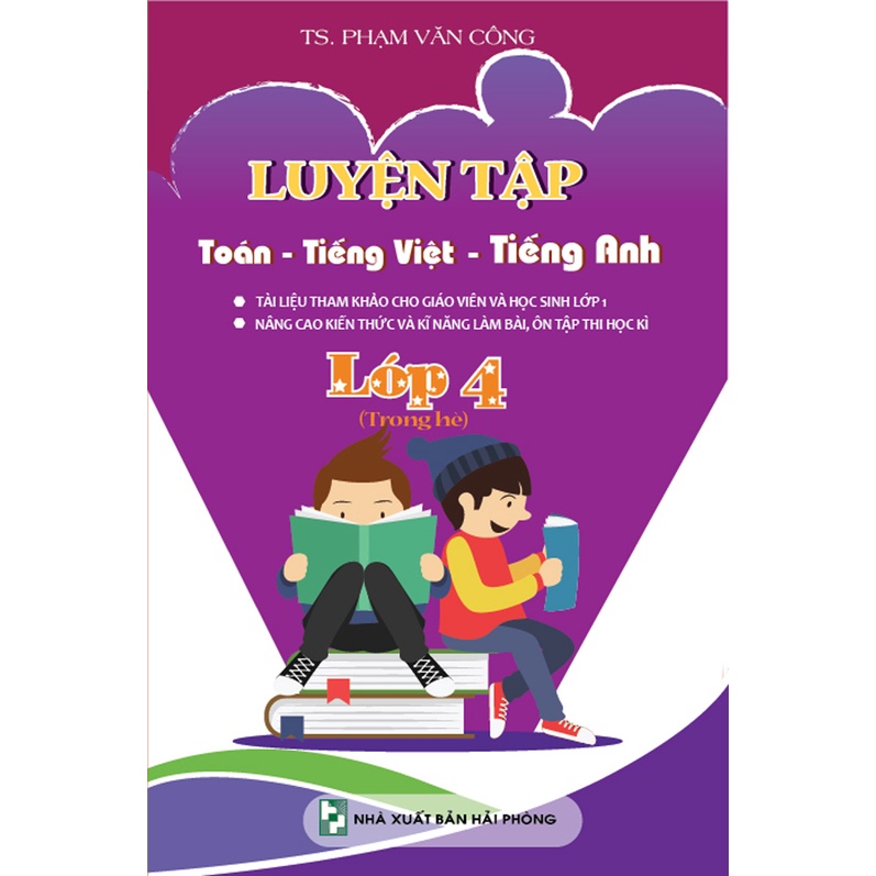Sách - Luyện Tập Toán Tiếng Việt Tiếng Anh Lớp 4 Trong Hè