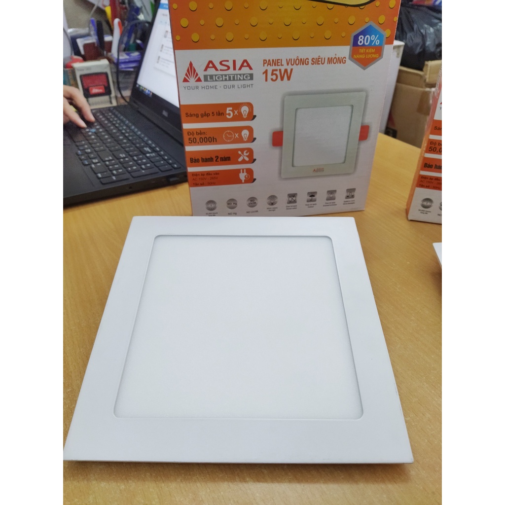 Đèn led âm trần vuông asia 6w,9w,15W cam kết chính hãng bảo hành 2 năm