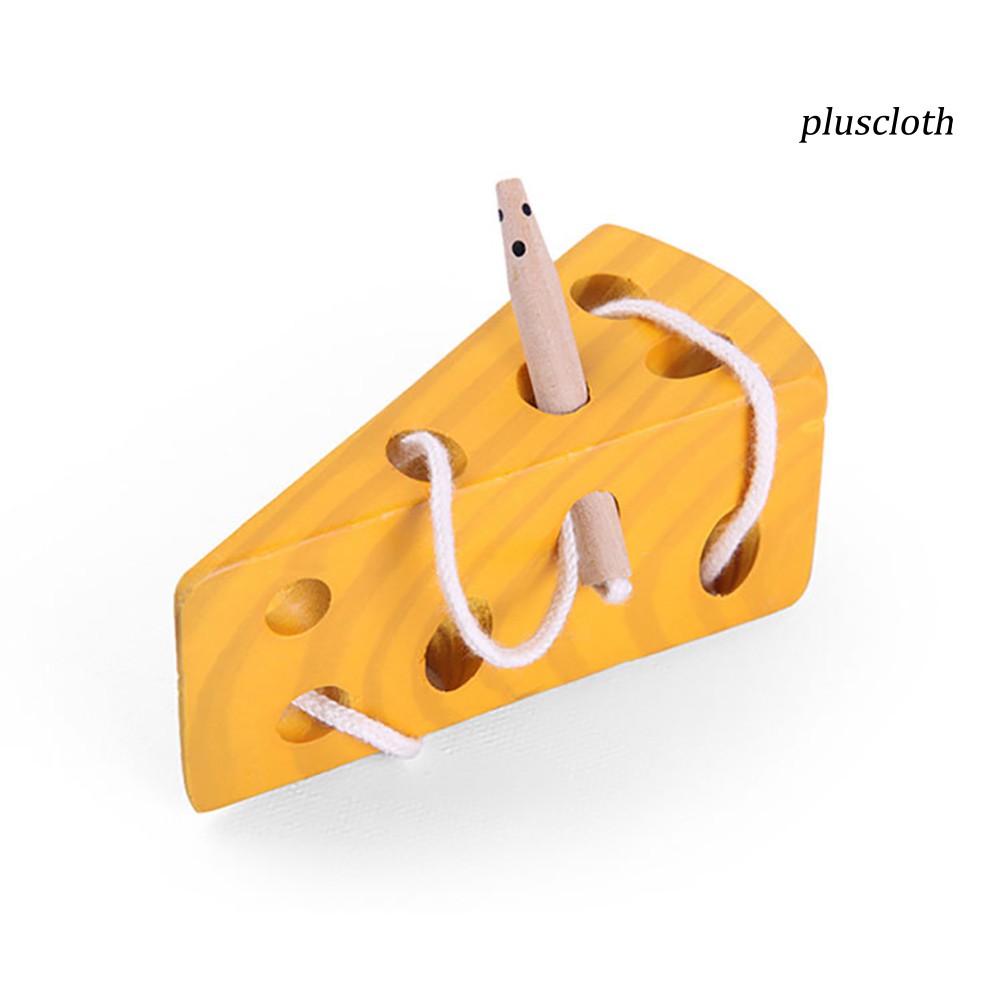 Đồ Chơi Gỗ Hình Phô Mai Cho Bé