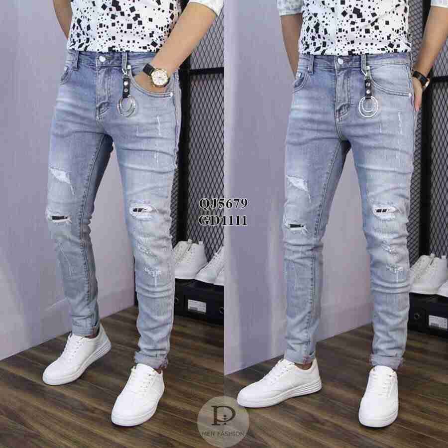 Quần Jean Nam Xanh FASHIONNEWW Chất Xịn Cao Cấp F5679