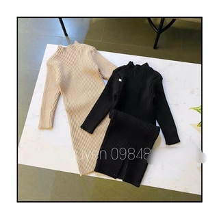 váy len body cao cấp cho bé 9- 30kg