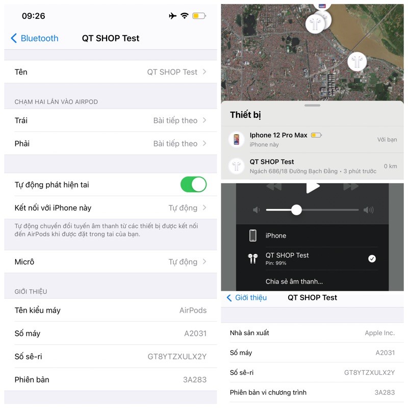 [Airpods 2] Tai Nghe Bluetooth Airpod 2 Cao cấp Full Chức Năng Định Vị, Đổi Tên,Check Imei Bảo Hành 12 Tháng | BigBuy360 - bigbuy360.vn