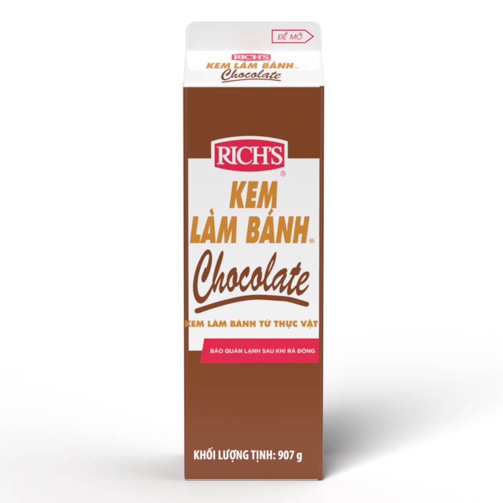 Kem Làm Bánh Rich's Chocolate Hộp 907g