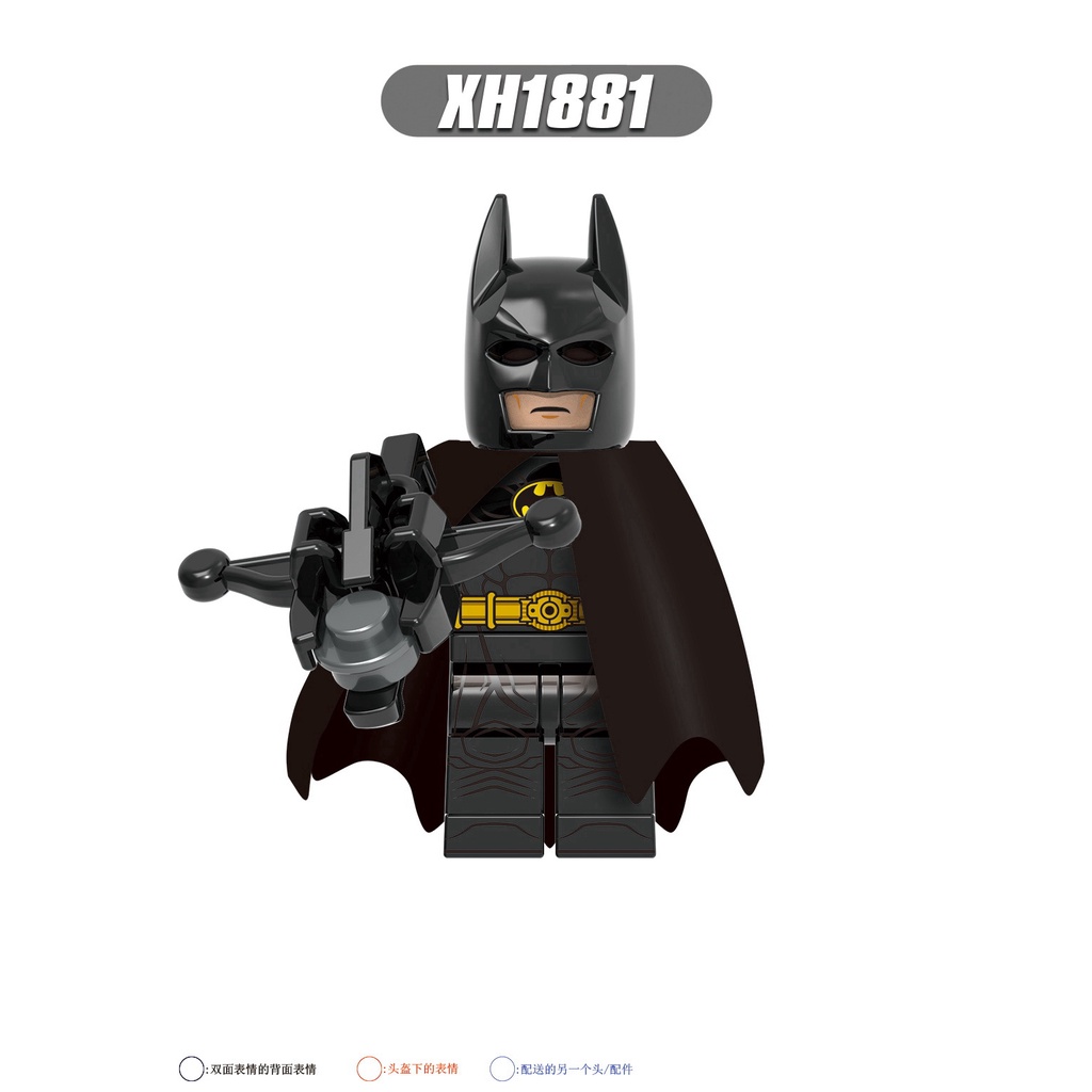 Minifigures Các Mẫu Nhân Vật Marvel DC Siêu Anh Hùng Batman X0334 - Đồ Chơi Lắp Ráp Mini