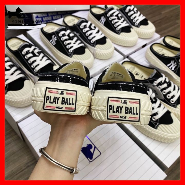 [Mã FAGREEN245 giảm tới 30K đơn 99K] Giày sục nữ đạp gót NY đen đế đục siêu tiện | BigBuy360 - bigbuy360.vn