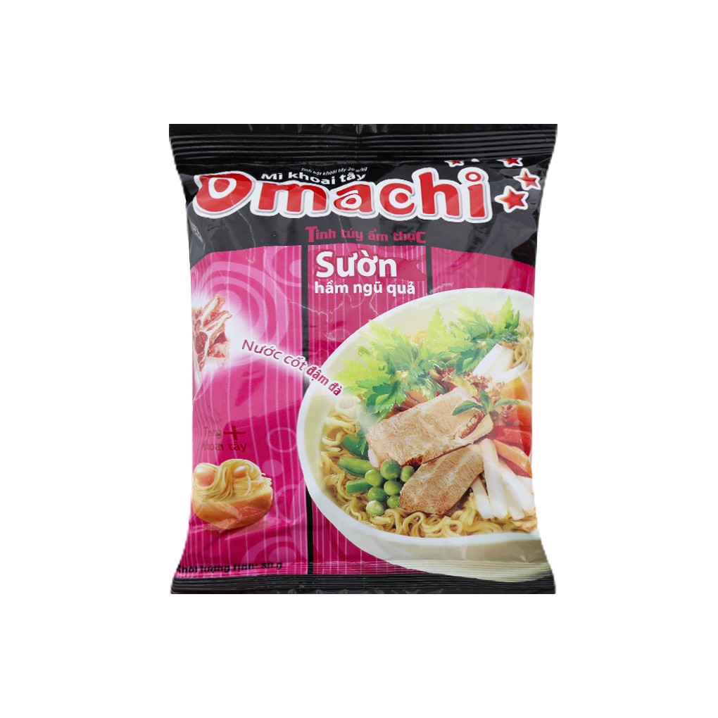 Mì omachi Sườn. Bò. Tôm thùng 30 gói | BigBuy360 - bigbuy360.vn