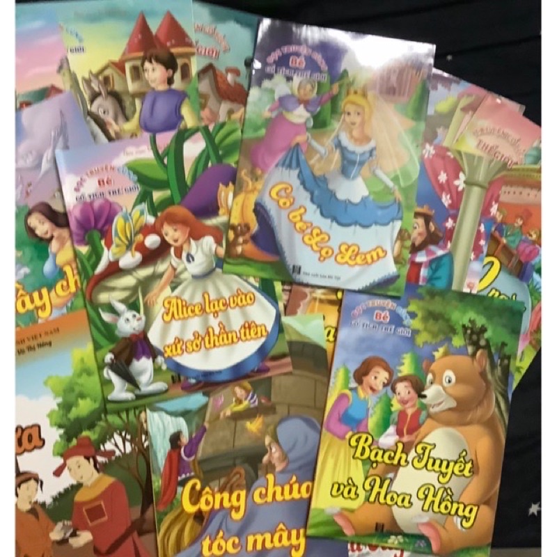 sét 20 q tr tranh cổ tích cho mẫu giáo không trùng lập