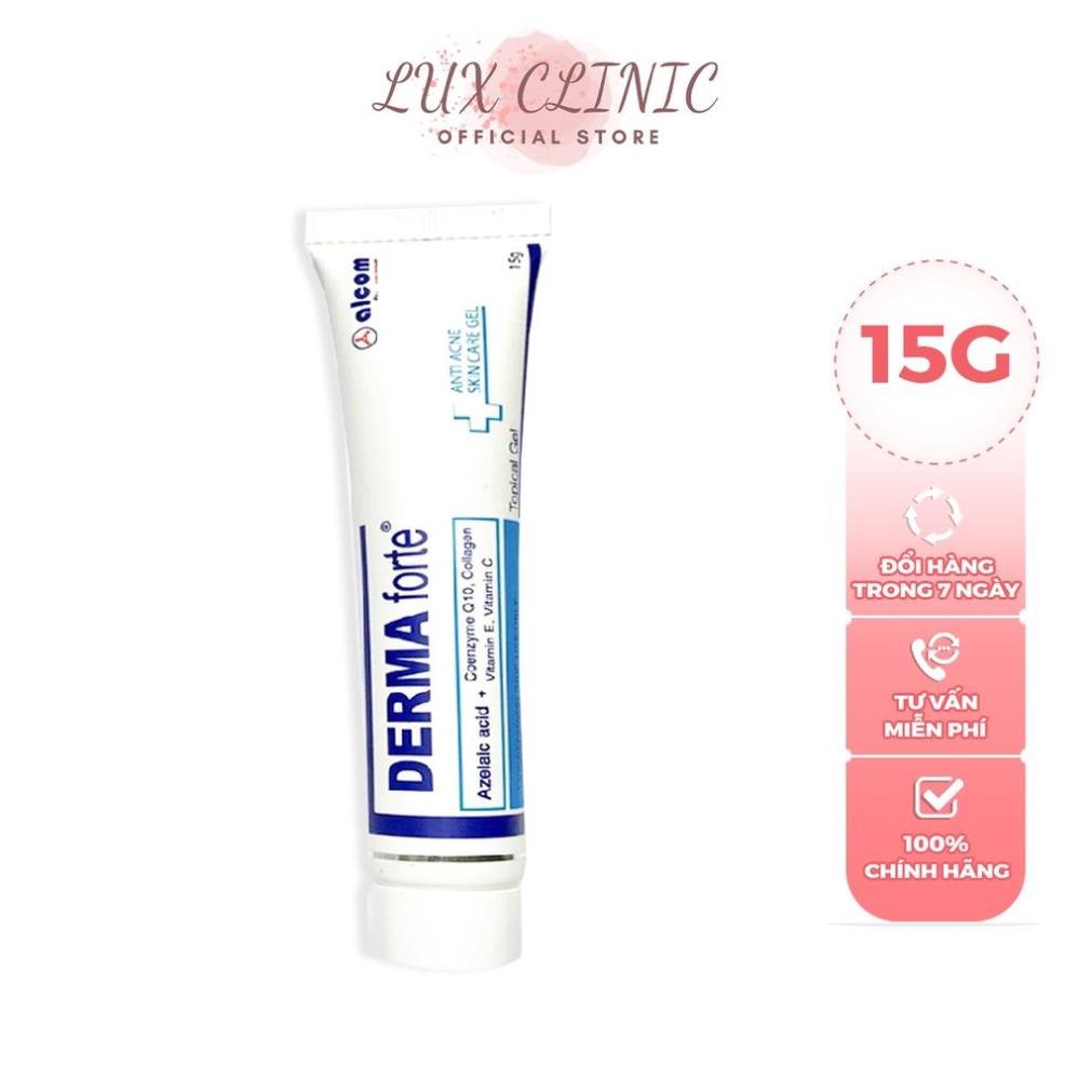 Kem ngừa mụn Gamma Derma Forte Acid Azelaic mờ thâm cho da nhạy cảm 15g