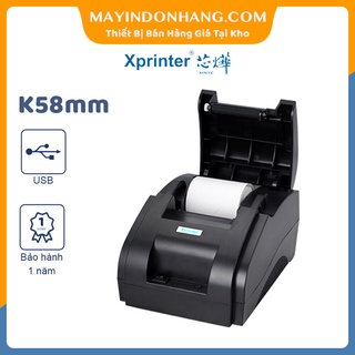 Máy In Bill tính tiền Xprinter 58iih - Máy in hoá đơn Gprinter 5890 USB + LAN và Wifi Giá Rẻ - Tặng kèm 01 Cuộn Giấy