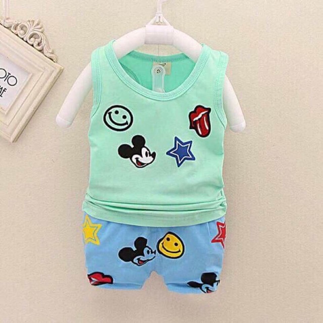 Combo 10 bộ quần áo cho bé