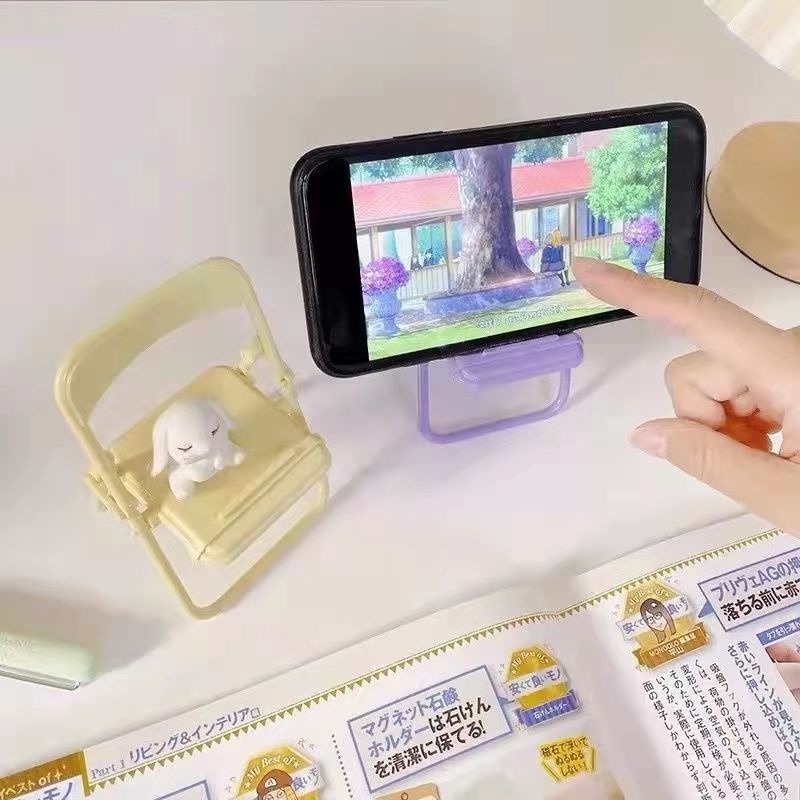 Giá Đỡ Điện Thoại/Máy Tính Bảng Mini Gấp Gọn Thông Dụng