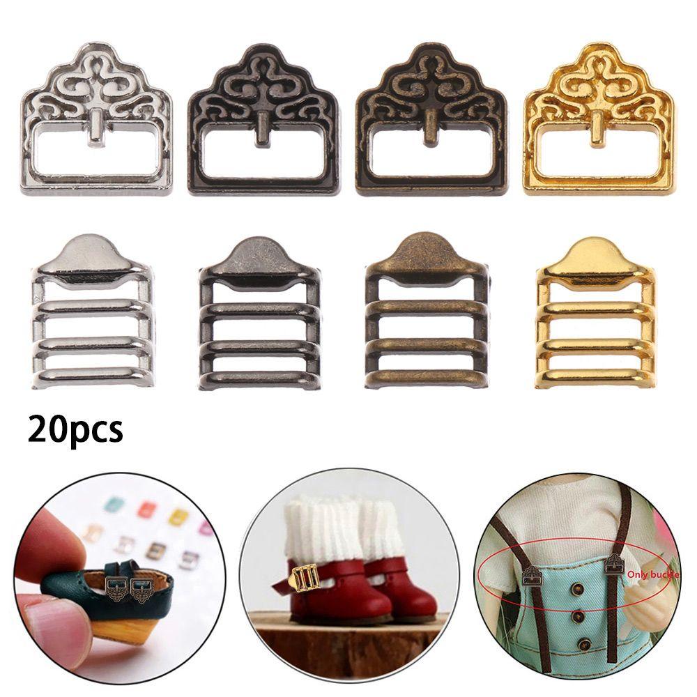 RAINBOW Set 20 Khóa Ba Cạnh Mini Siêu Mỏng Chất Lượng Cao Cho Búp Bê