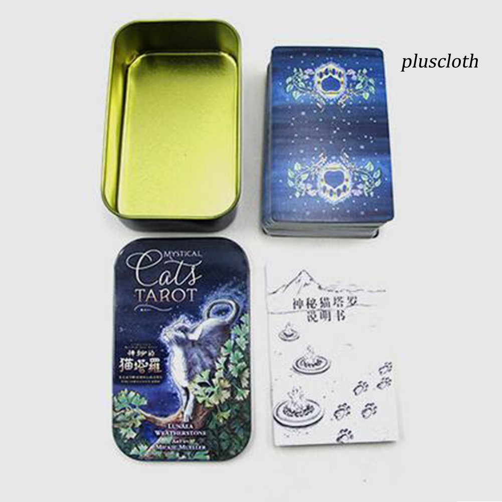 Bộ Bài Tarot Kiểu Cổ Điển Kèm Hộp Sắt