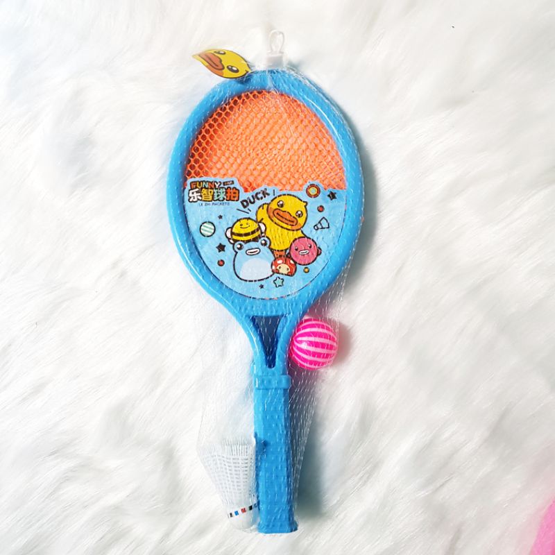 Bộ 2 vợt tennis, cầu lông xanh hồng 5720