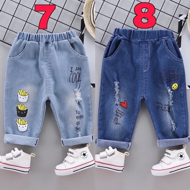 Quần bò Jeans siêu chất cho bé
