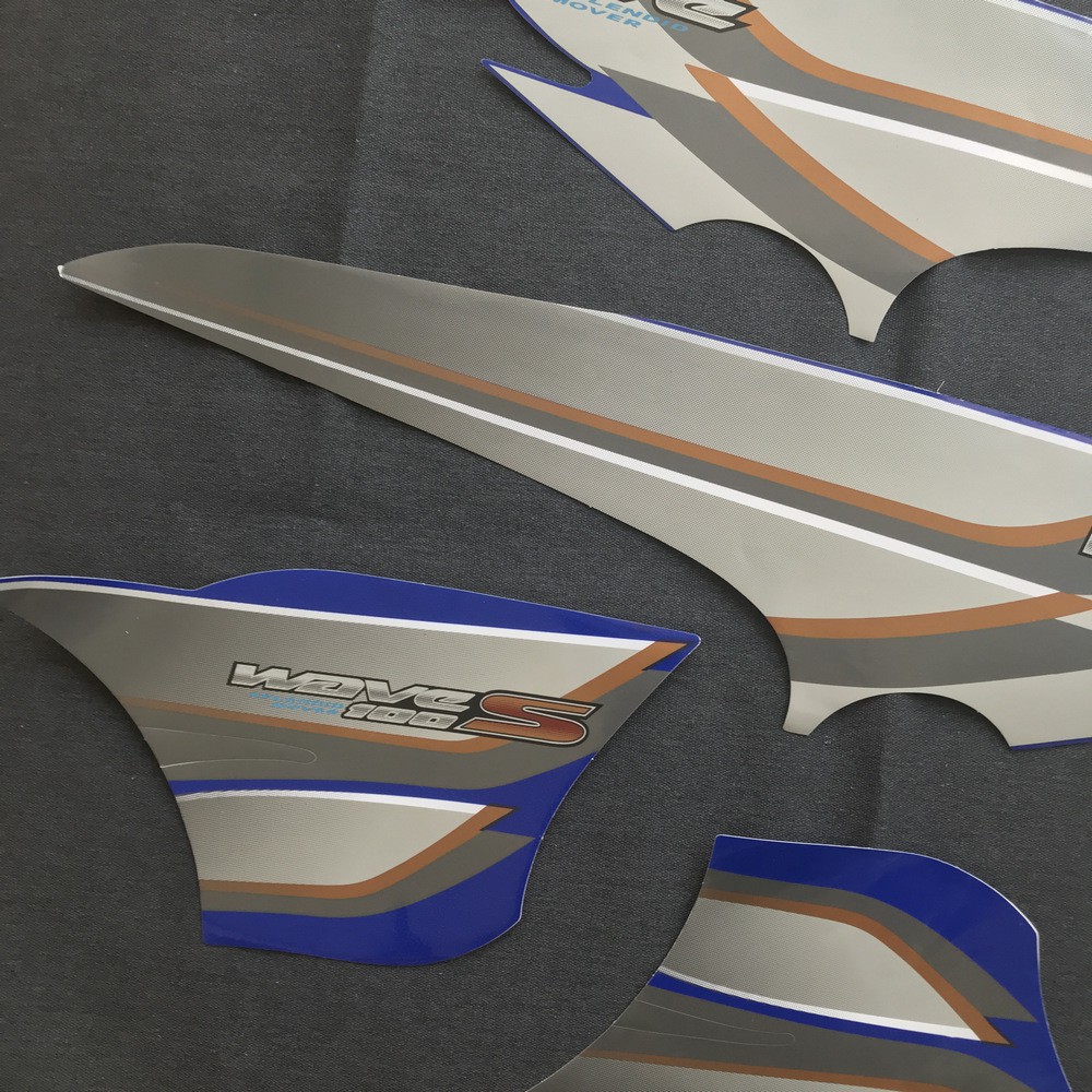[DECAL] Bộ tem xe máy WAVE S 100 tem 3 lớp