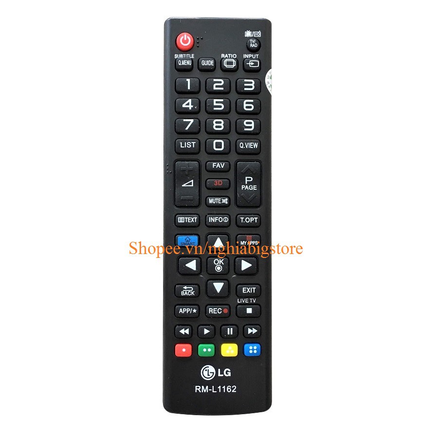 Remote Điều Khiển Tivi LG, Internet Smart TV RM-L1162