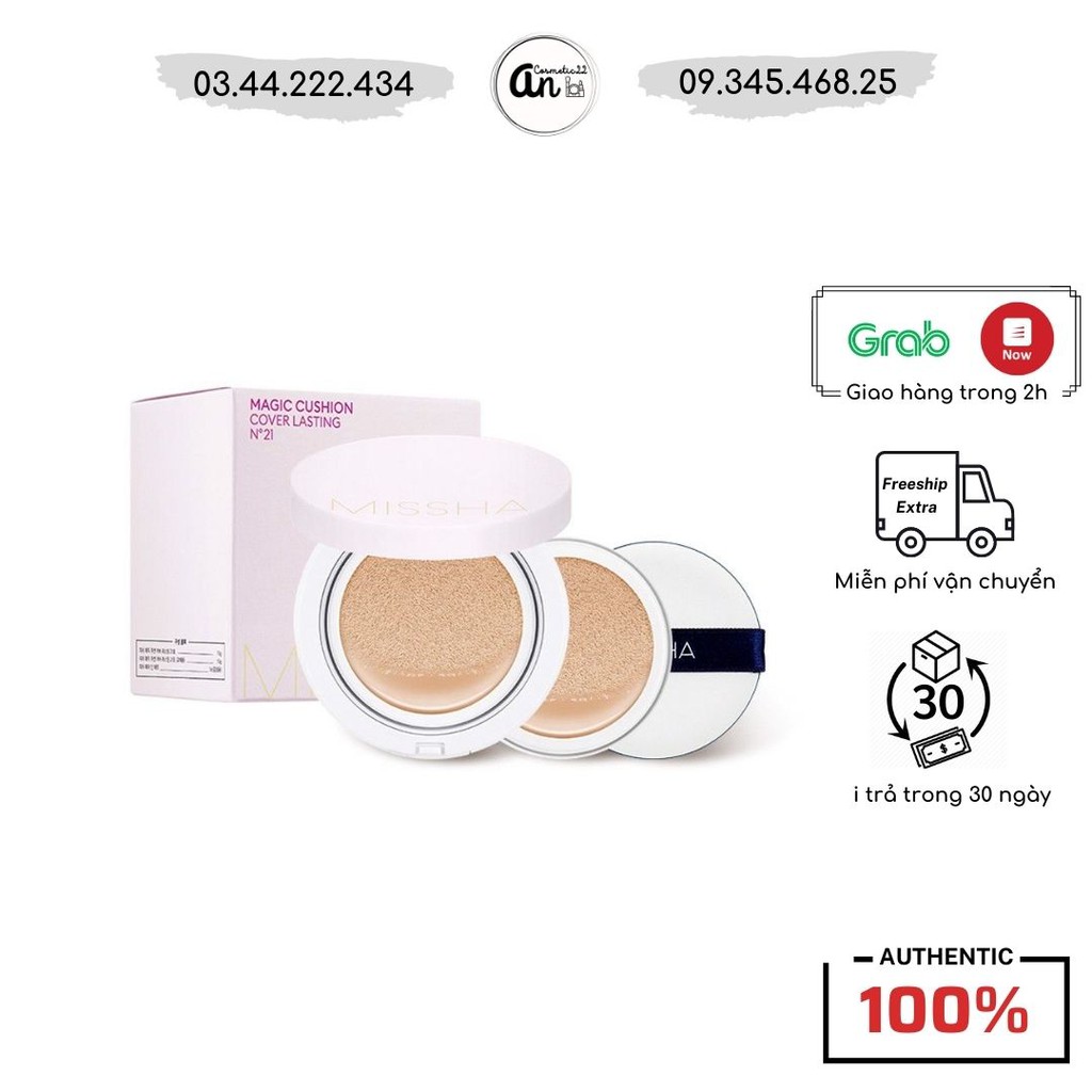 Phấn Nước Missha Magic Cushion &amp; Missha Radiance Perfect Fit Cushion SPF50+ PA+++ 15g