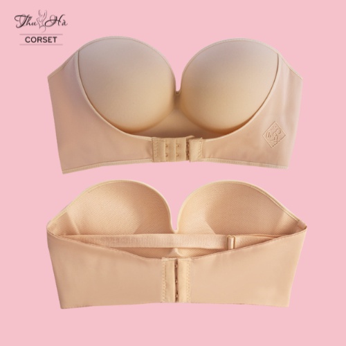 Áo Ngực Không Dây-Áo cúp ngực chống tụt không gọng siêu đẩy tạo khe cao cấp Hàng Loại đẹp | BigBuy360 - bigbuy360.vn