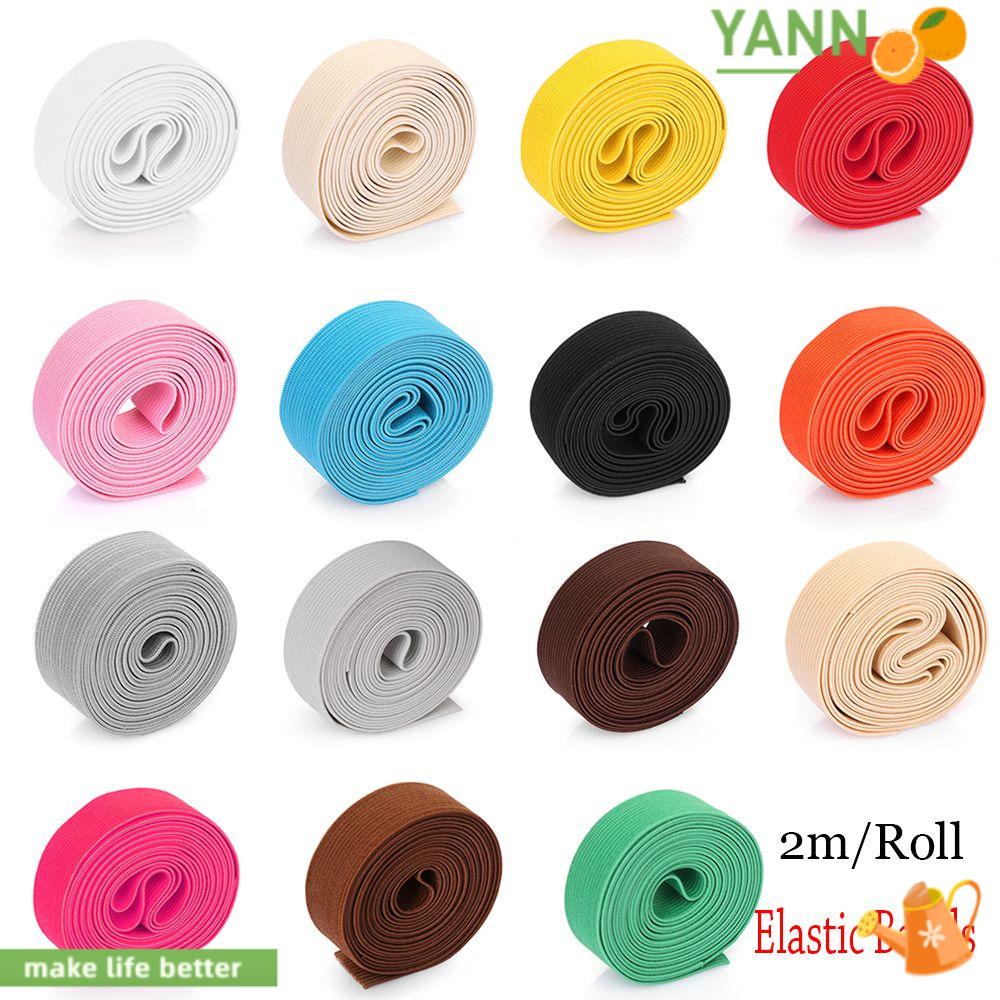 Cuộn Dây Thun Co Giãn Nhiều Màu Sắc Dùng May Quần Áo Dài 2M