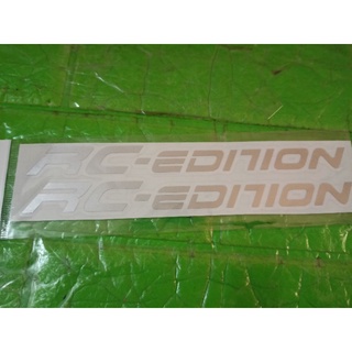 Bộ tem dán phuộc RC Edition màu bạc new