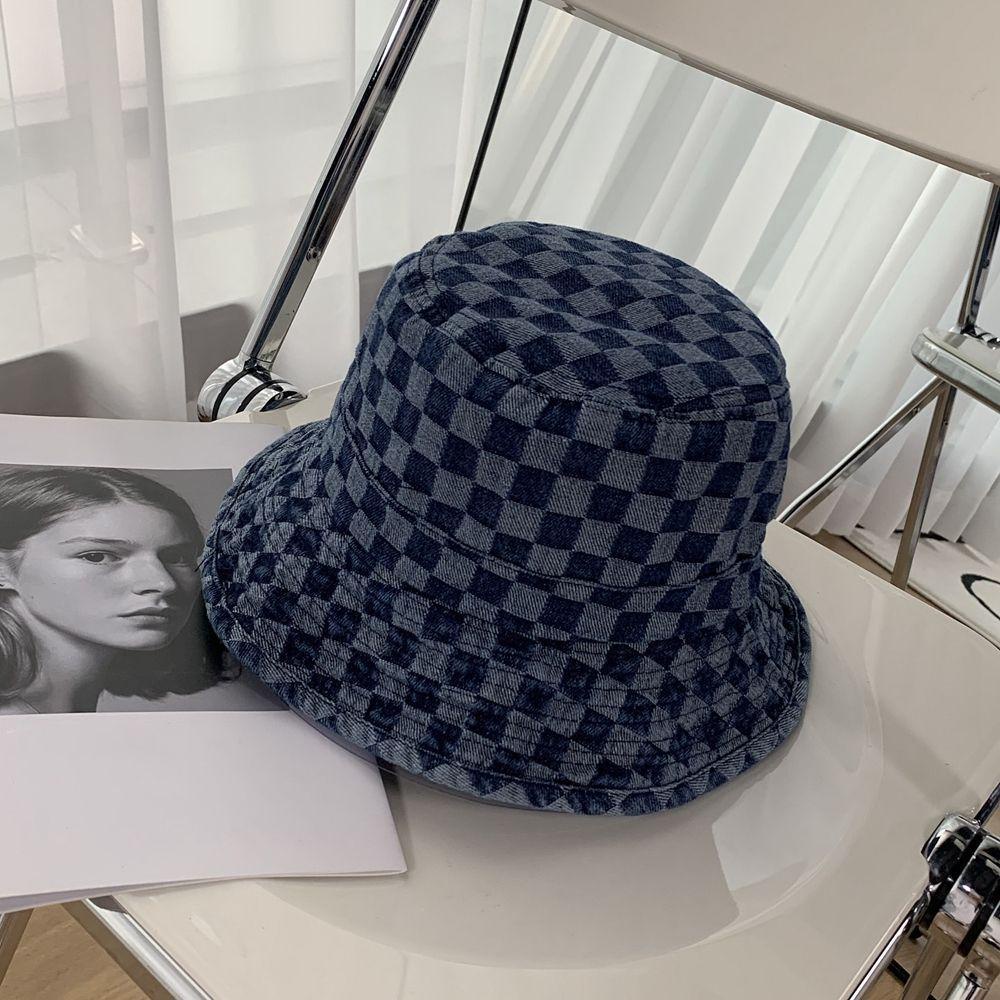 Nón Bucket Chống Nắng Thiết Kế Đơn Giản Có Dây Đeo Phong Cách Hàn Quốc Cho Nữ