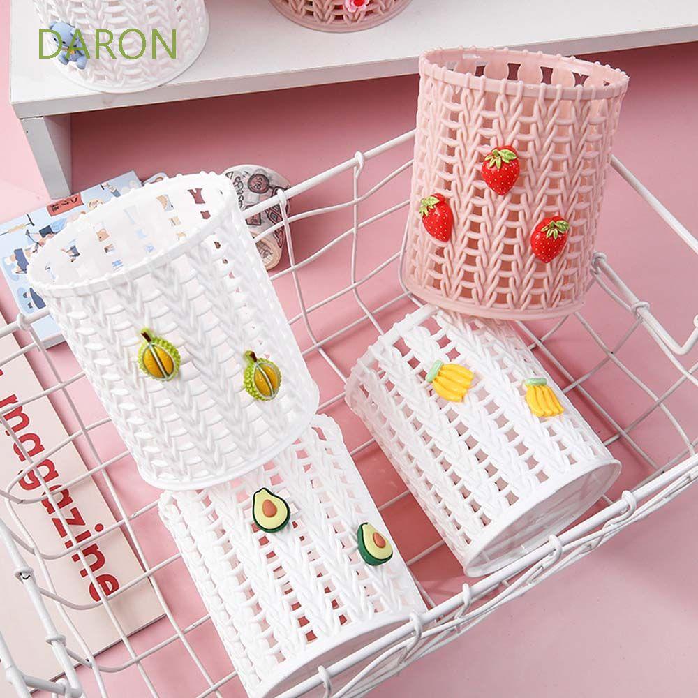Hộp đựng bút để bàn thiết kế khoét rỗng dễ thương tiện dụng cho học sinh/ văn phòng