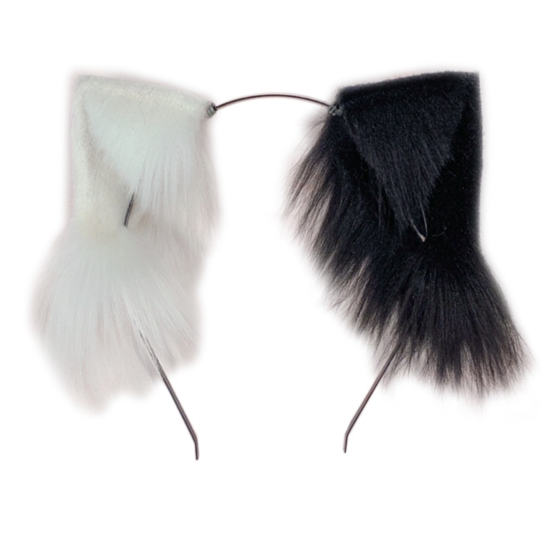 Băng Đô Tai Mèo Nhồi Bông Hóa Trang Halloween