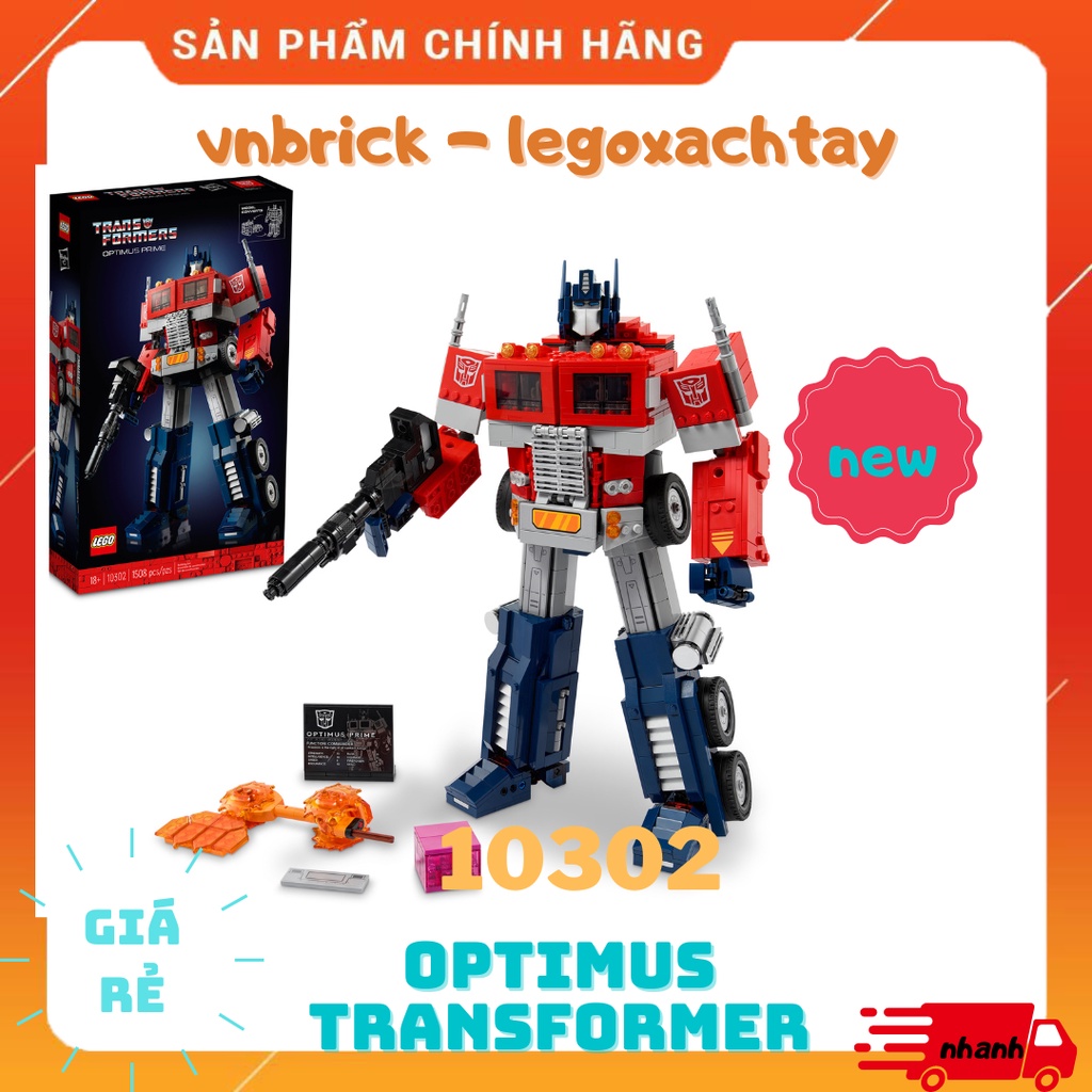 LEGO Creator Expert 10302 Thủ Lĩnh Optimus Prime Transformer