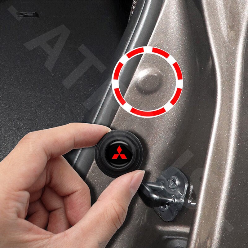Vòng Đệm Chống Sốc Cách Âm Cho Cửa Xe Hơi Mitsubishi Xpander Mirage Kuda Lancer Pajero Outlander Attrage