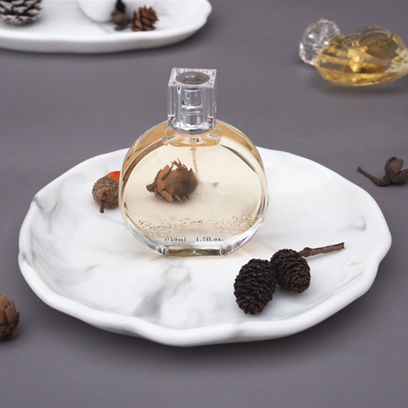 Khuôn Silicon Hình Oval / Tròn Cỡ Lớn Dùng Làm Khay Đựng Xà Phòng / Trang Sức DIY