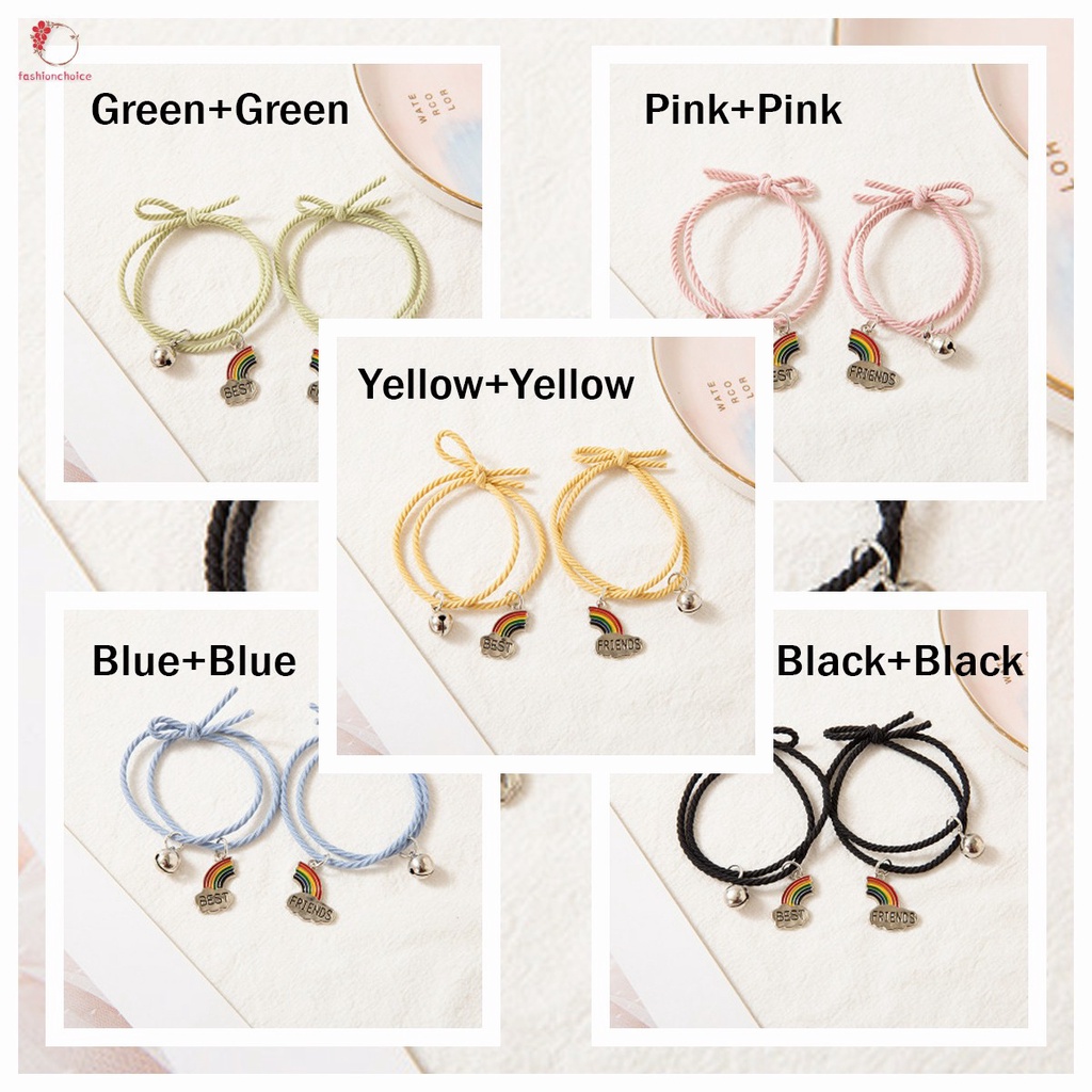 Vòng Đeo Tay Cặp Đôi Cá Tính Cho Nam Châm Mặt Hình Phi Hành Gia Rainbow Cầu Vồng Thời Trang - Lắc Tay Couple - Vòng Tay Couple