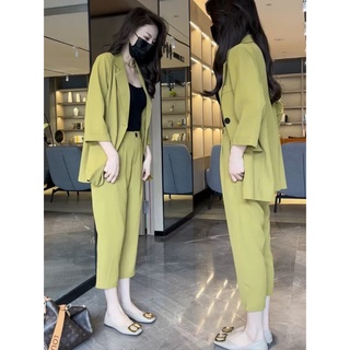 ( Ảnh thật ) 6691 Set áo blazer và quần lửng