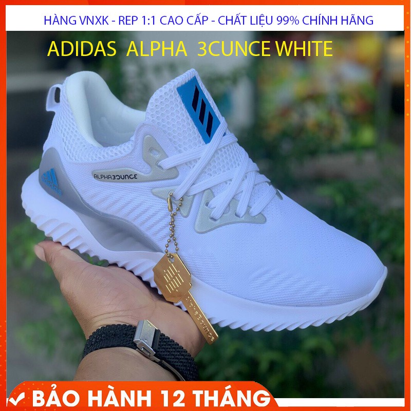 [RẺ NHẤT SHOPEE] Giày thể thao Adidas Alphabounce white black full box chất liệu 99% chính hãng