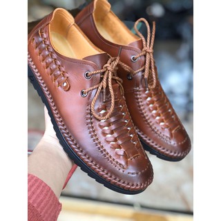 GIÀY TÂY CÔNG SỞ NAM DÂY BUỘC ĐỤC LỖ THOÁNG KHÍ - LAZINI