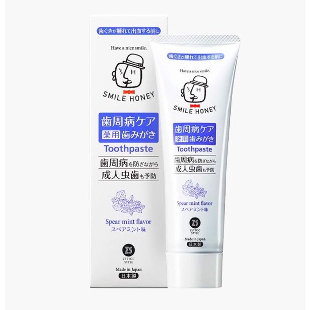 Kem đánh răng Nippon Zettoc vị bạc hà 120g - Hachi Hachi Japan Shop