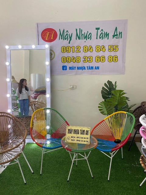 Kẹp trà mây nhựa