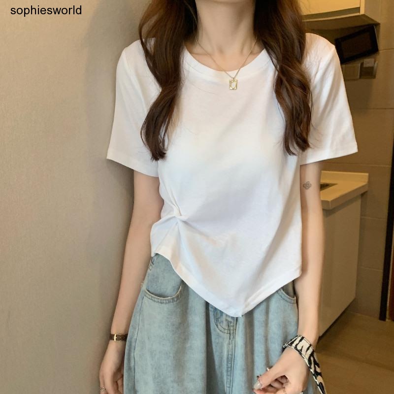 Áo Thun Tay Ngắn Dáng Rộng Thời Trang Mùa Hè Cho Nữ