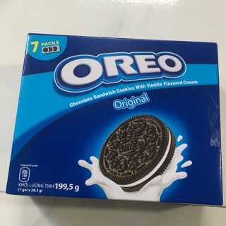 Hộp 7 cái bánh Oreo vị vani