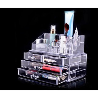 Kệ Đựng Mỹ Phẩm 4 Tầng Mica