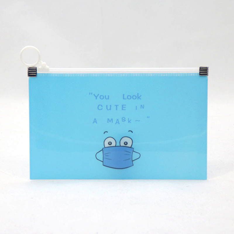 Túi đựng khẩu trang y tế nhiều màu sắc tùy chọn có khóa kéo tiện lợi