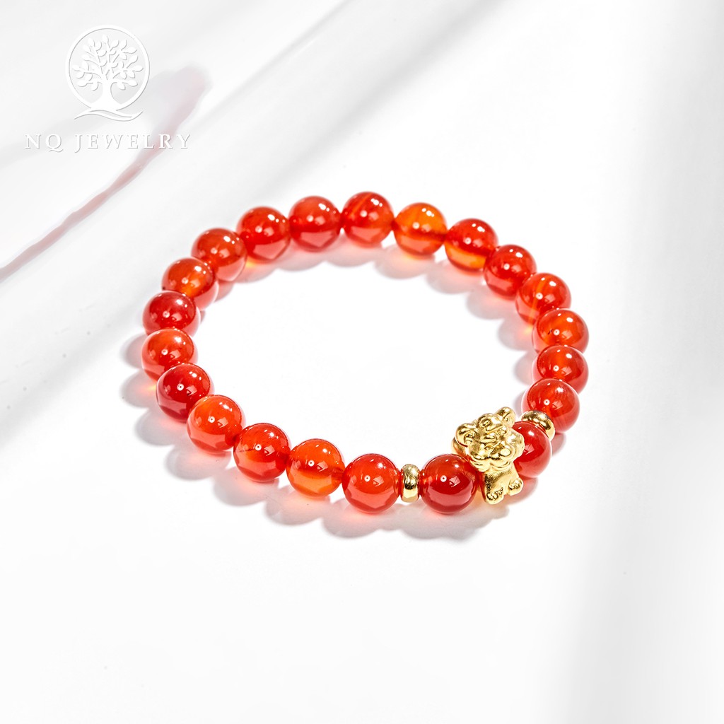 Vòng tay đỏ charm 12 con giáp - NQ Jewelry