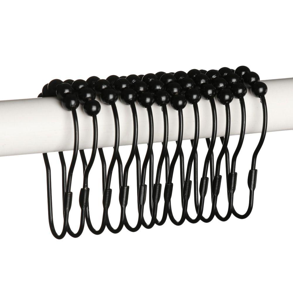 Set 12 Móc Treo Rèm Nhà Tắm Có Thể Tháo Rời Tiện Dụng