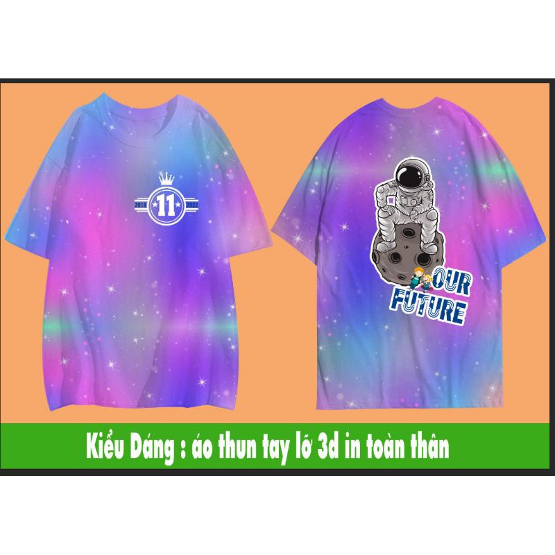 Áo lớp Galaxy , Áo lớp in nền loang áo đồng phục nhóm , giá sỉ  chất đẹp, nhận in nền theo yêu cầu