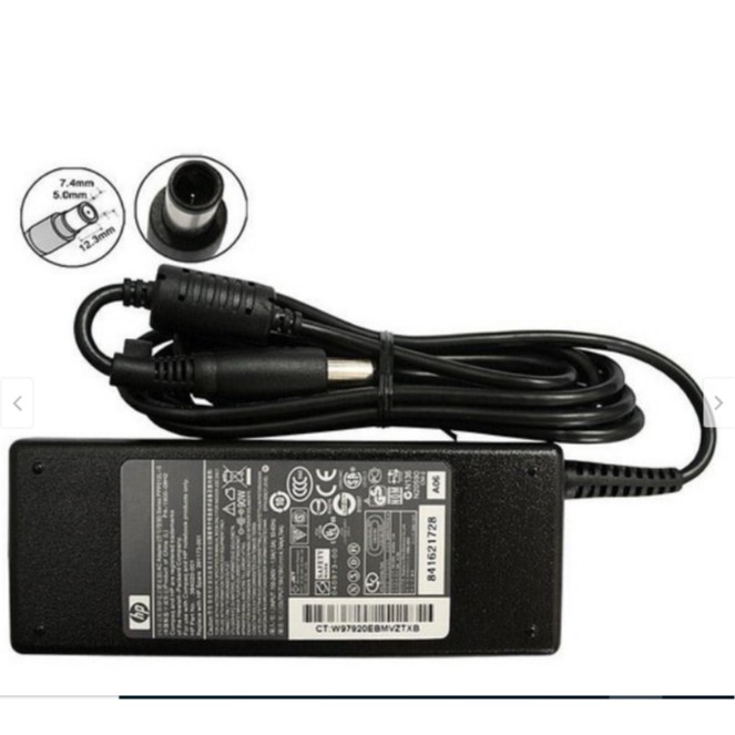 SẠC LAPTOP HP 19.5V - 2.31a 45w chân to 7.4*5.0mm+ dây nguồn.hp 9470,9480,810g1,....