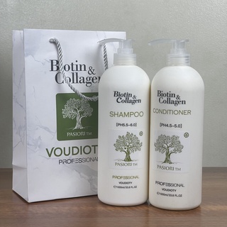 Cặp dầu gội Biotin & Collagen